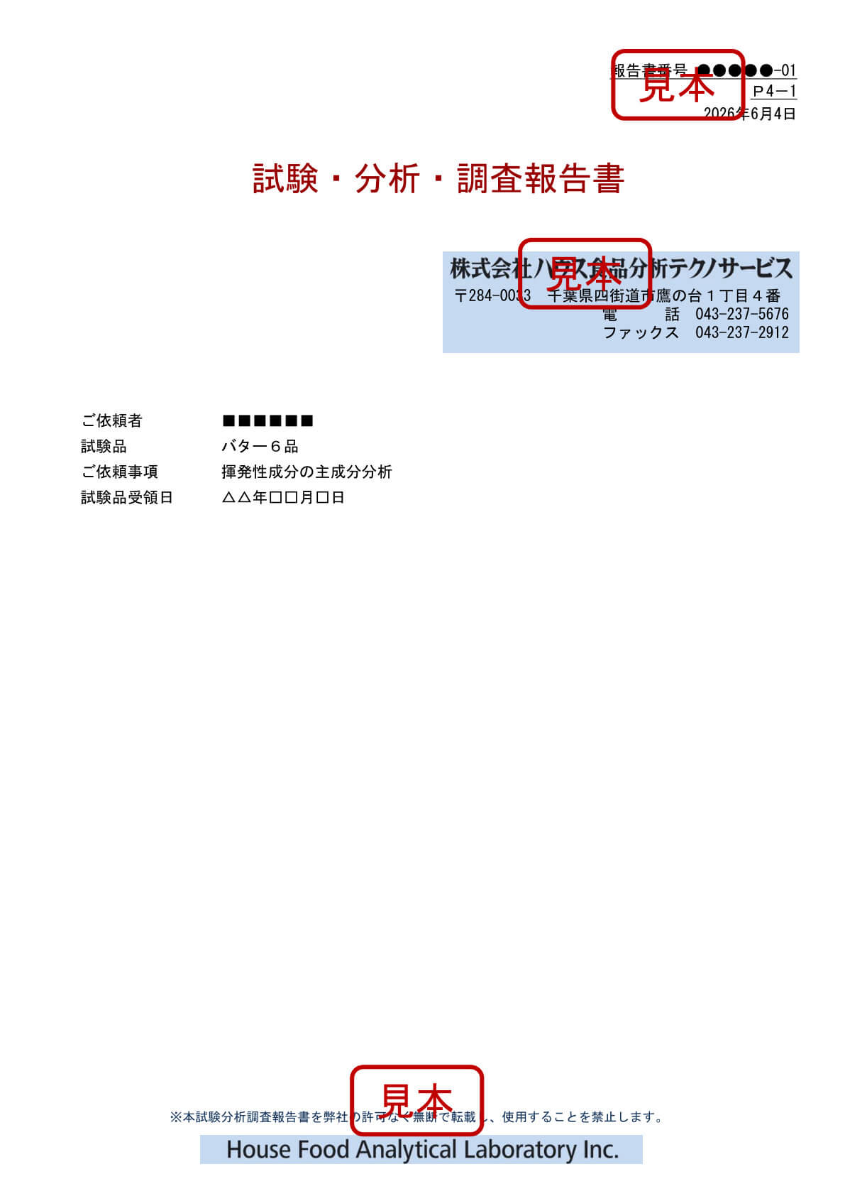 報告書プレビュー